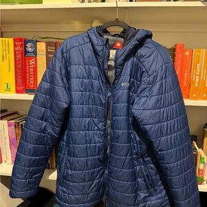 Columbia Blue Puffer Jacket